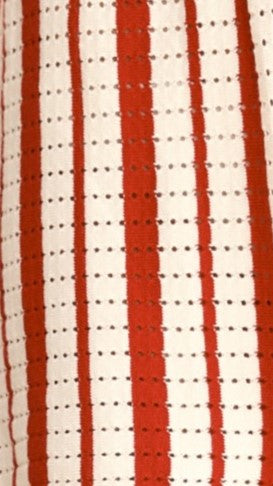 Leonie Short Sleeve Knit Top - Red