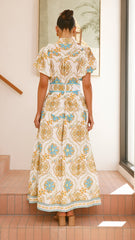 Parson Maxi Dress - Supernova Print